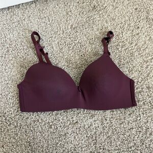 Women's Burgundy Bra